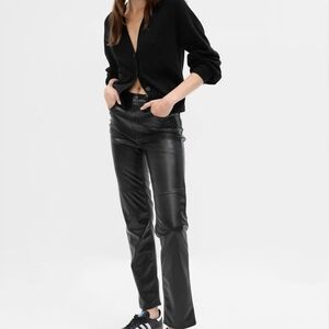Black Leather Pants